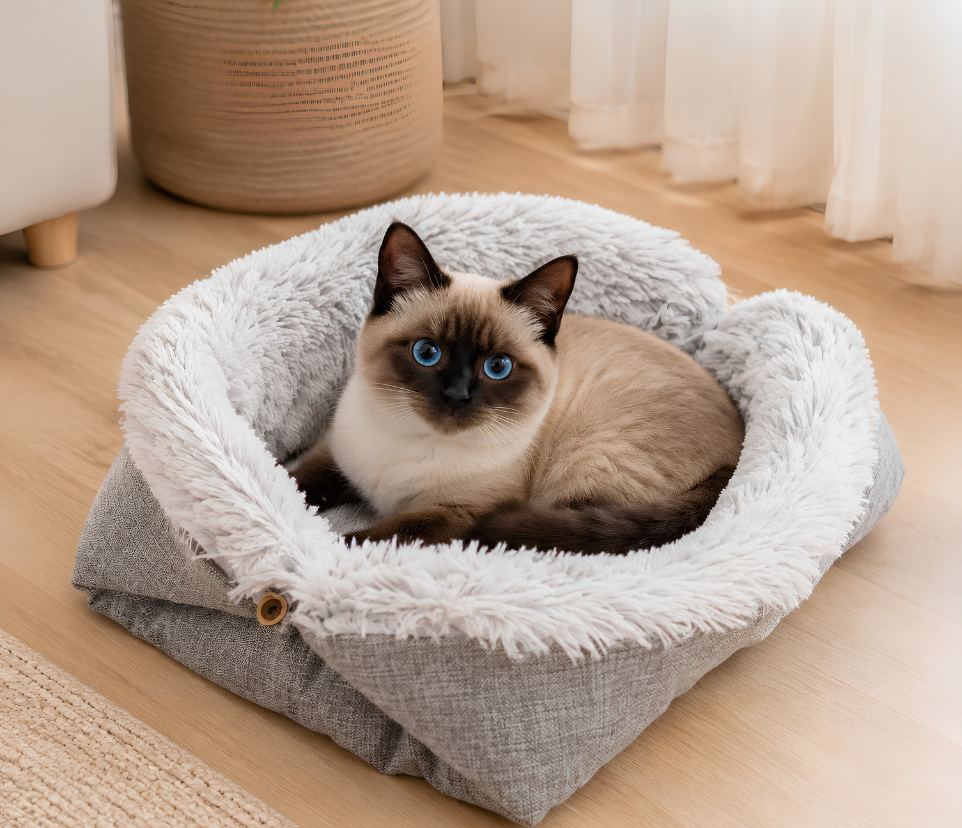 Convertible Cat Bed Blanket