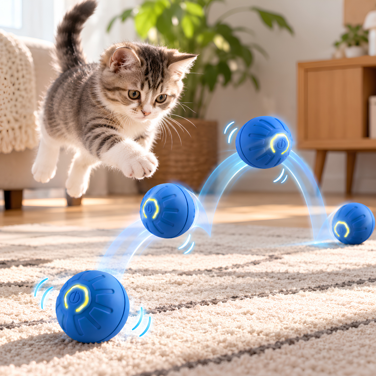 Jumping Cat & Dog Ball