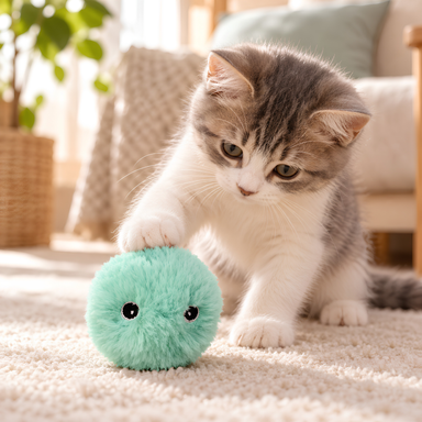 Interactive Plush Cat & Dog Toy