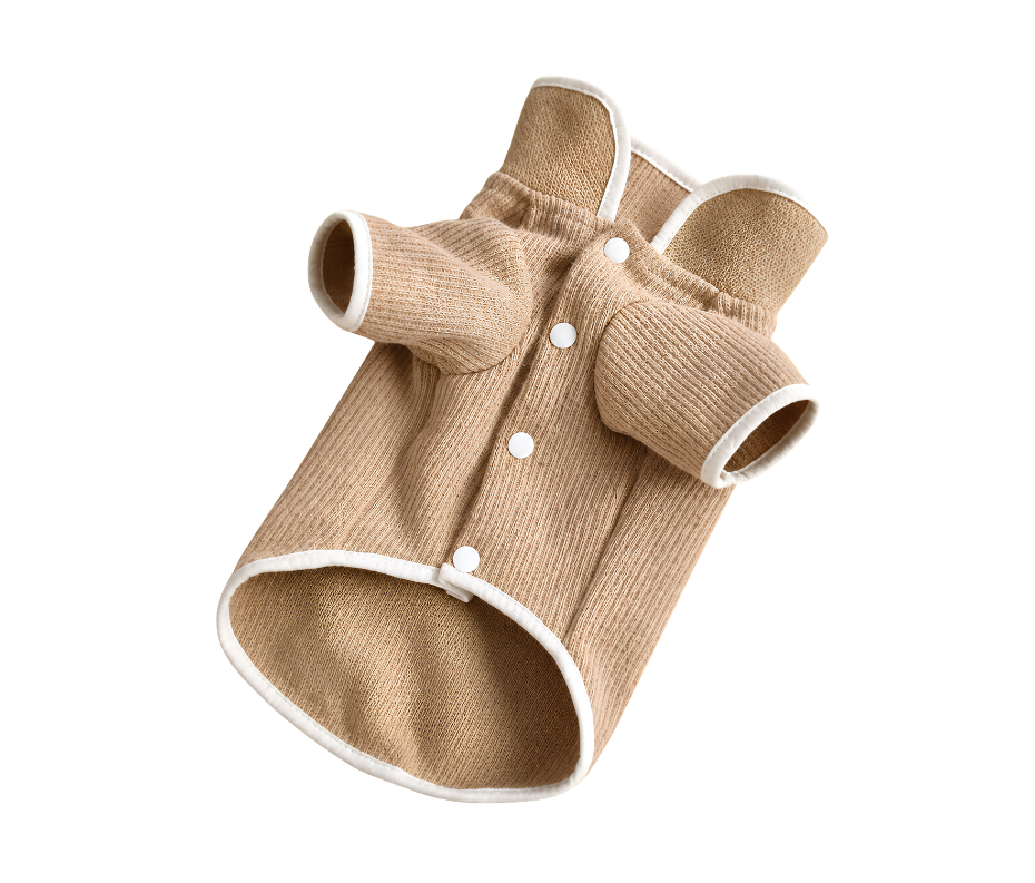 Lapel Knit Dog Sweater