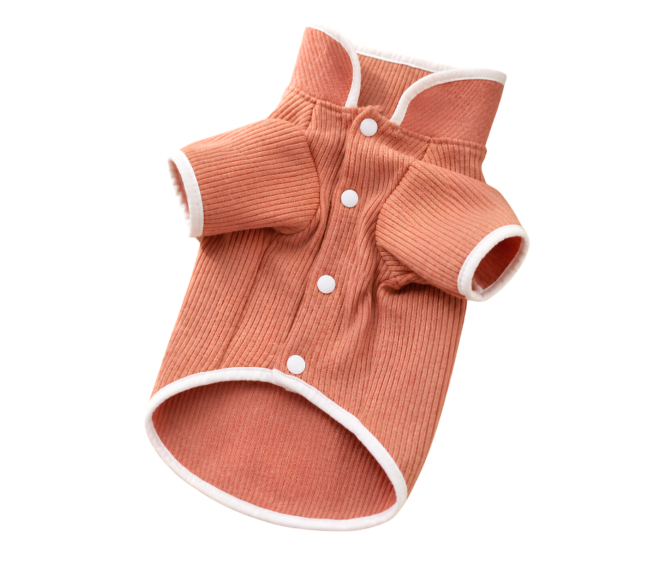 Lapel Knit Dog Sweater