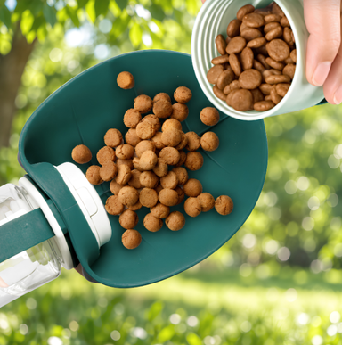 2-in-1 Dog Water Bottle and Travel Bowl