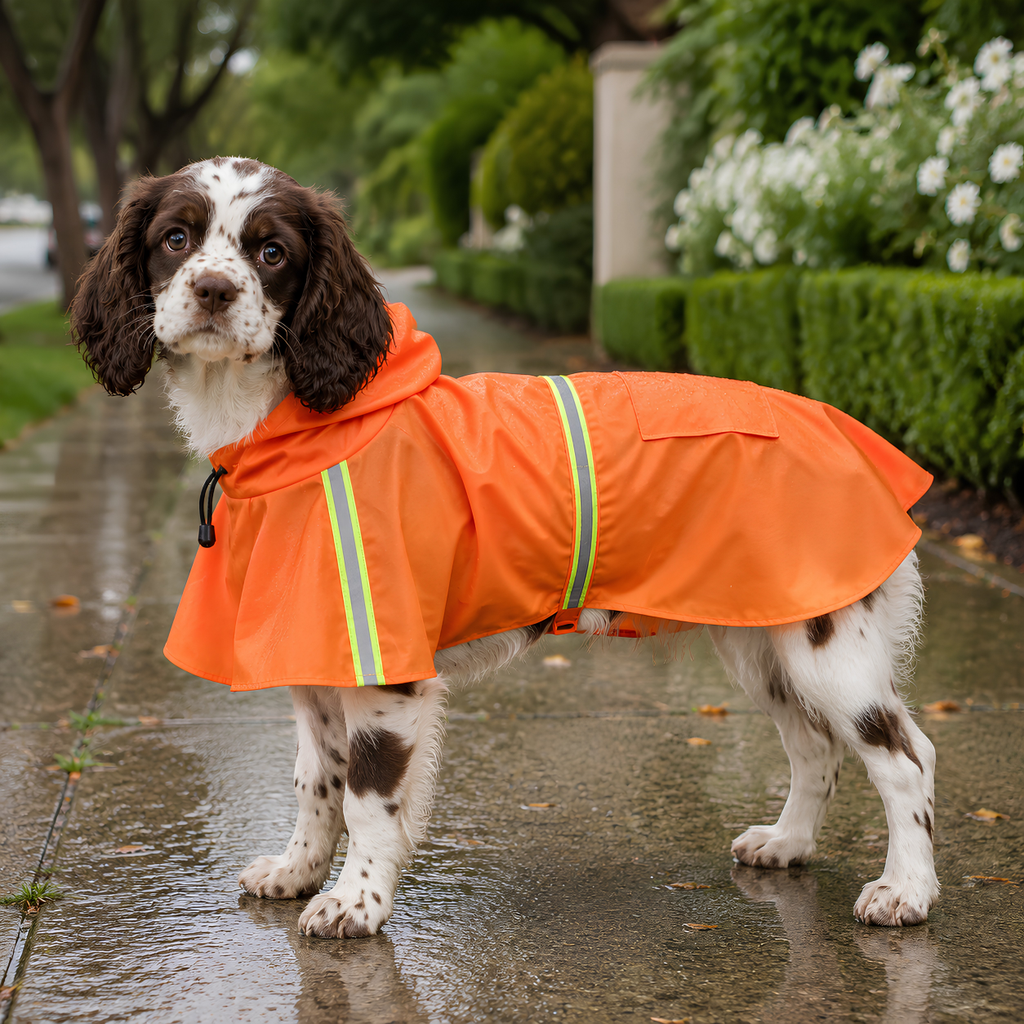 Waterproof Reflective Dog Raincoat